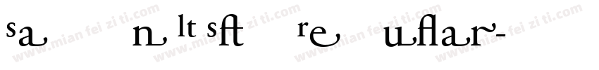 Sabon LT Std Regular字体转换